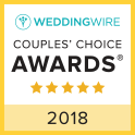 Wedding wire couples' choice award 2018