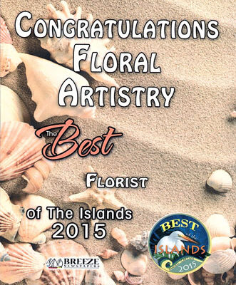 Floral Artistry of Sanibel wins Best of the Islands Award 2015